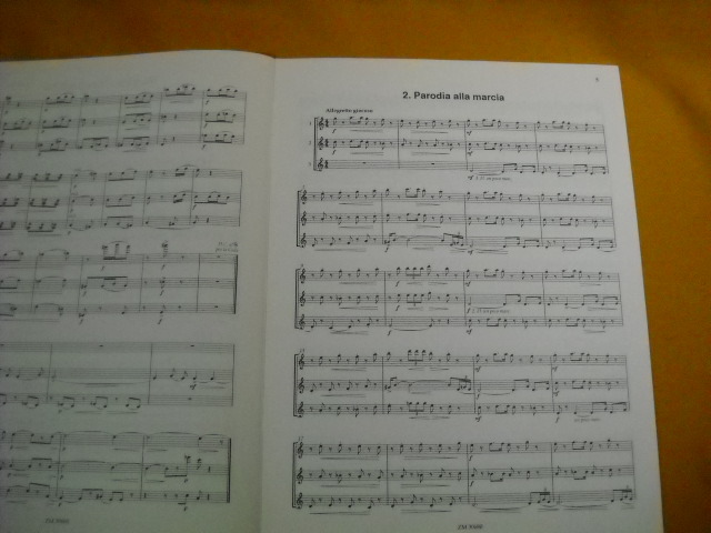 ハンス・ギュンター・アラース Musica Vespertina op. 59/2 3本のフルートのためのアンサンブル楽譜 ZIMMERMAN社 異次元航法堂 輸入楽譜の画像6