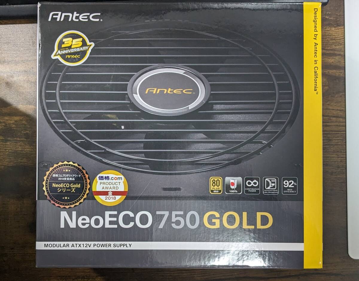 ANTEC NeoECO 750 GOLD NEG 750W ATX電源の画像1