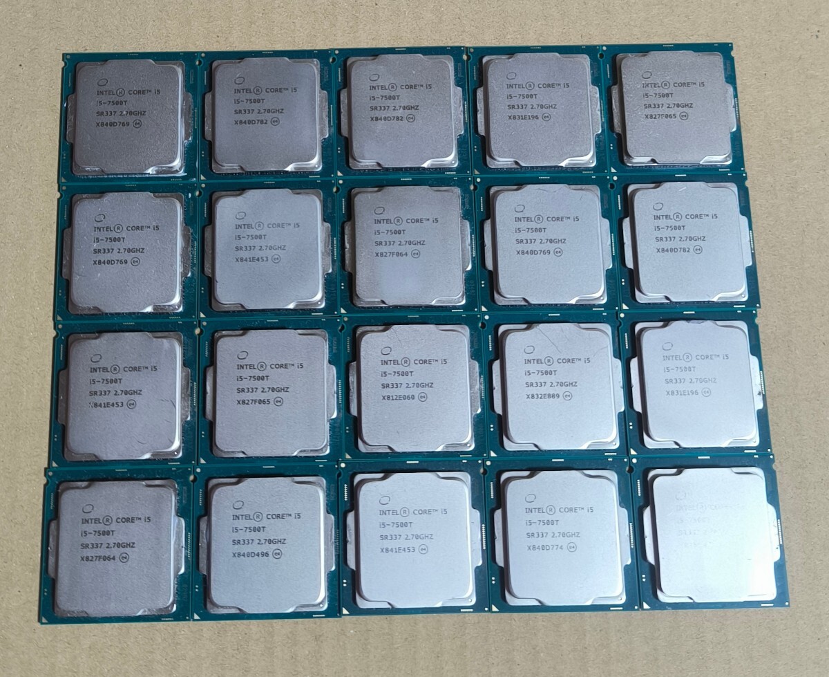  operation goods no. 7 generation CPU 20 piece Intel Core i5 7500T 2.70GHz free shipping 