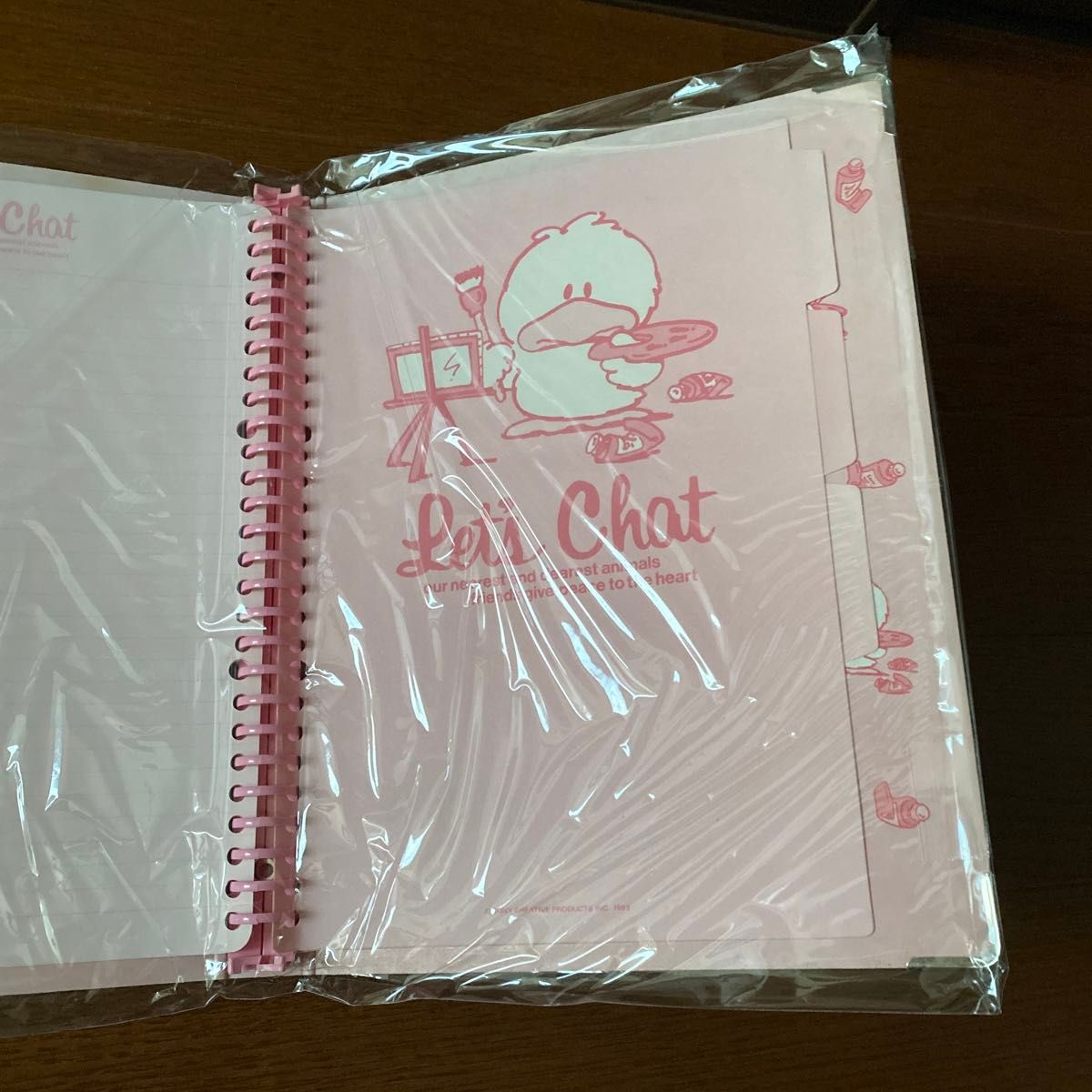 LET'S CHAT バインダー レッツチャット パッツィダック ルーズリーフ バインダー ソニー