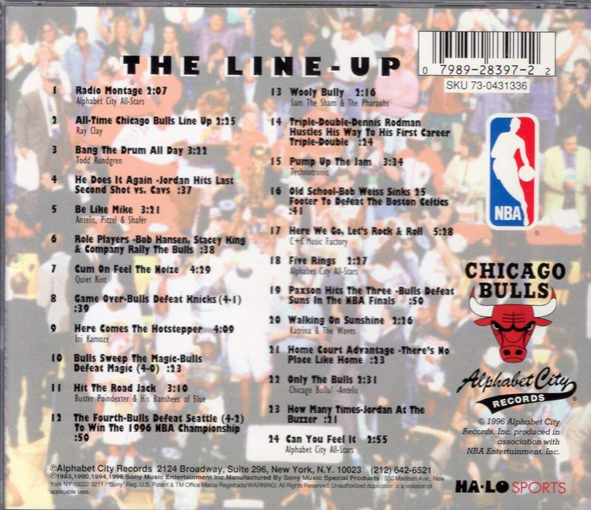 CHICAGO BULLS GREATEST HITS VOLUME 2 VARIOUS ARTISTS　輸入盤CD_画像2