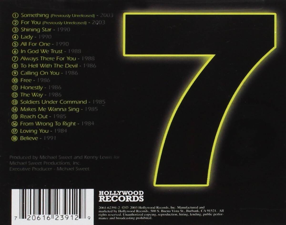 7-The Best Of Stryper- ストライパー　輸入盤CD_画像2