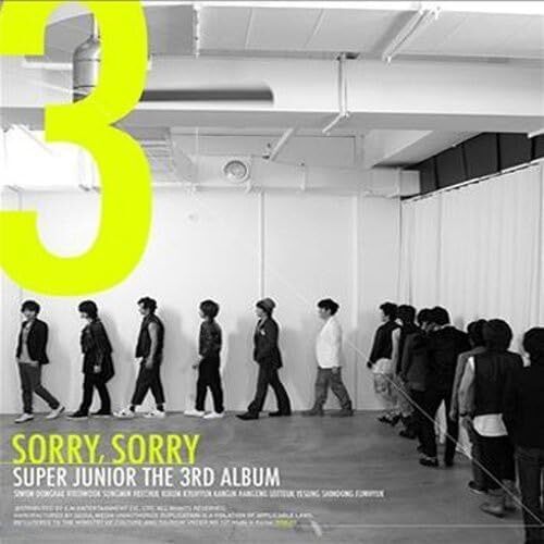 Super Junior 3集 - Sorry, Sorry (バージョンA)(韓国盤) SUPER JUNIOR_画像1
