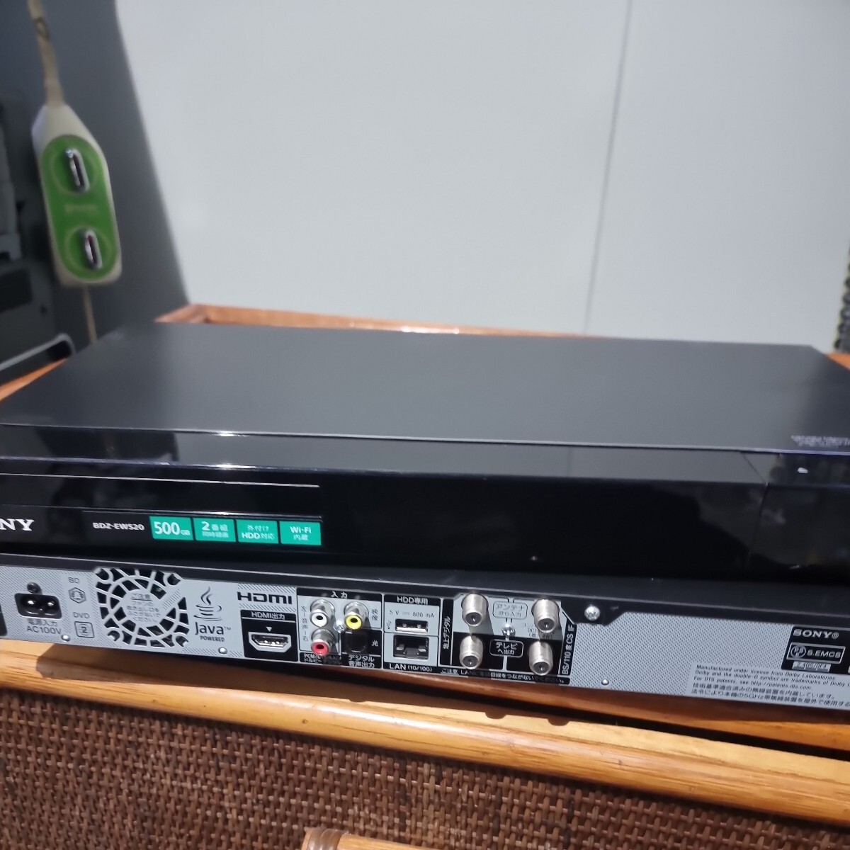500GB☆12年☆ソニー/SONY☆HDD/BDレコーダー☆BDZ-E500/W☆3D 500GB☆12年☆ソニー/SONY☆HDD/BDレコーダー☆BDZ-E500/W☆3D