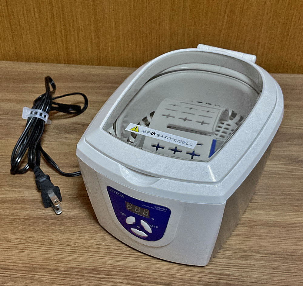 シチズン　CITIZEN 超音波洗浄機　（眼鏡・貴金属用）　SW5800_画像3