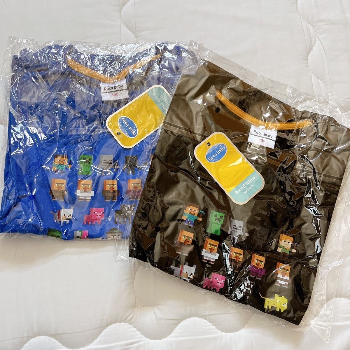SALE 日本未発売 マイクラ　子供用　Tシャツ 綿　数量限定　120 青