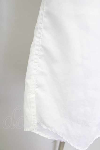 TORNADO MART / カッティング刺繍デコルテ半袖シャツ M ホワイト T-24-04-23-015-TO-sh-YM-ZT199_画像6