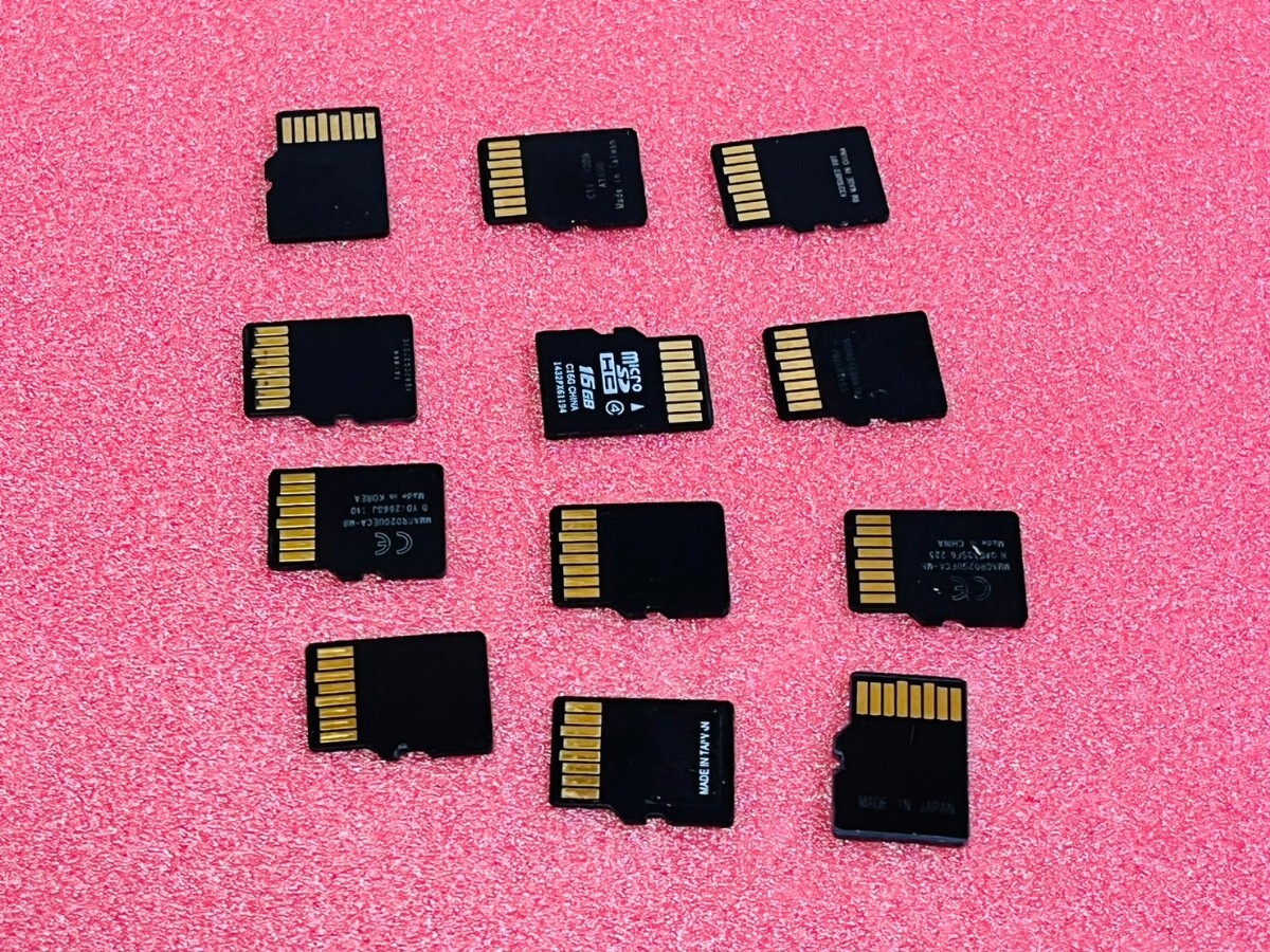 microSDカード マイクロSDカード 32GB 16GB 8GB 4GB 2GB まとめて 12枚セット フォーマット済の画像10