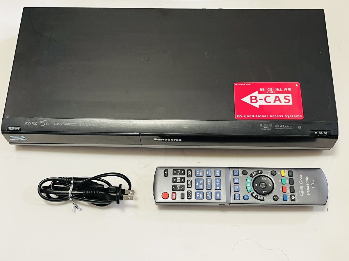 【Panasonic BDレコーダー】Panasonic パナソニック　ブルーレイディスクレコーダー DMR-BR585 稼動品_画像1