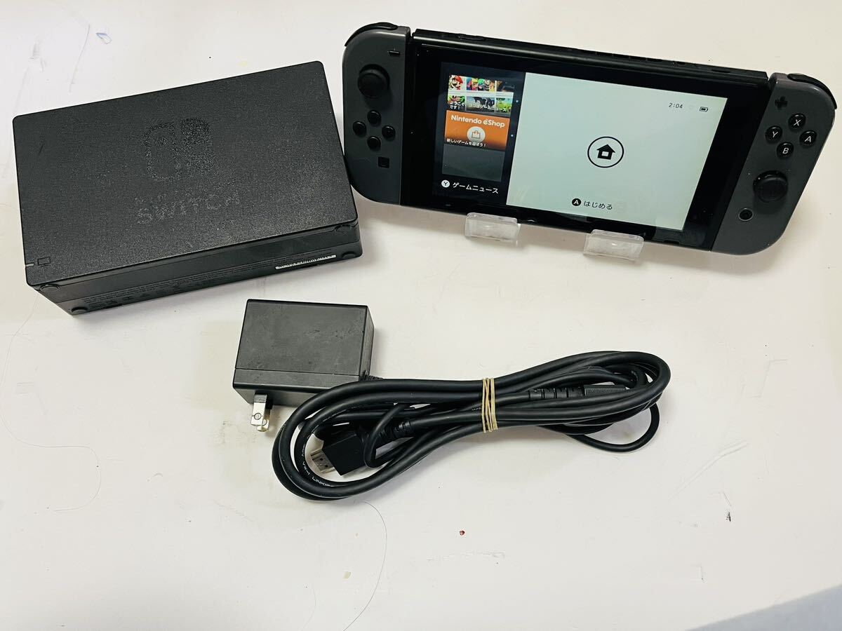 Nintendo Switch HAC-001ニンテンドースイッチ　本体＆ドック＆アダプター　稼動品【動作確認済】_画像1