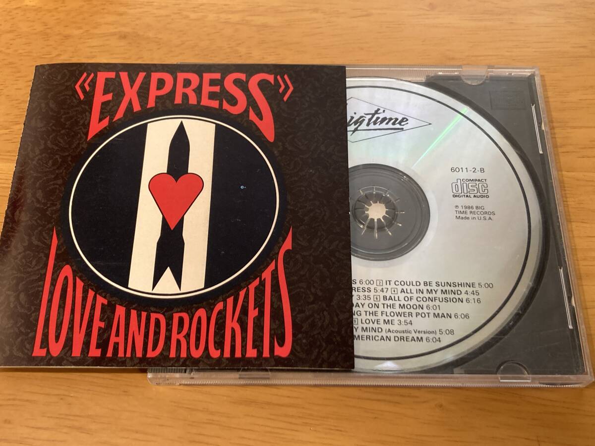 80s UK ROCK 80年代JVCプレス輸入盤(6011-2-B) ラヴ＆ロケッツ(LOVE & ROCKETS) 86年2nd「エクスプレス(EXPRESS)」EX バウハウス(BAUHAUS)_画像1