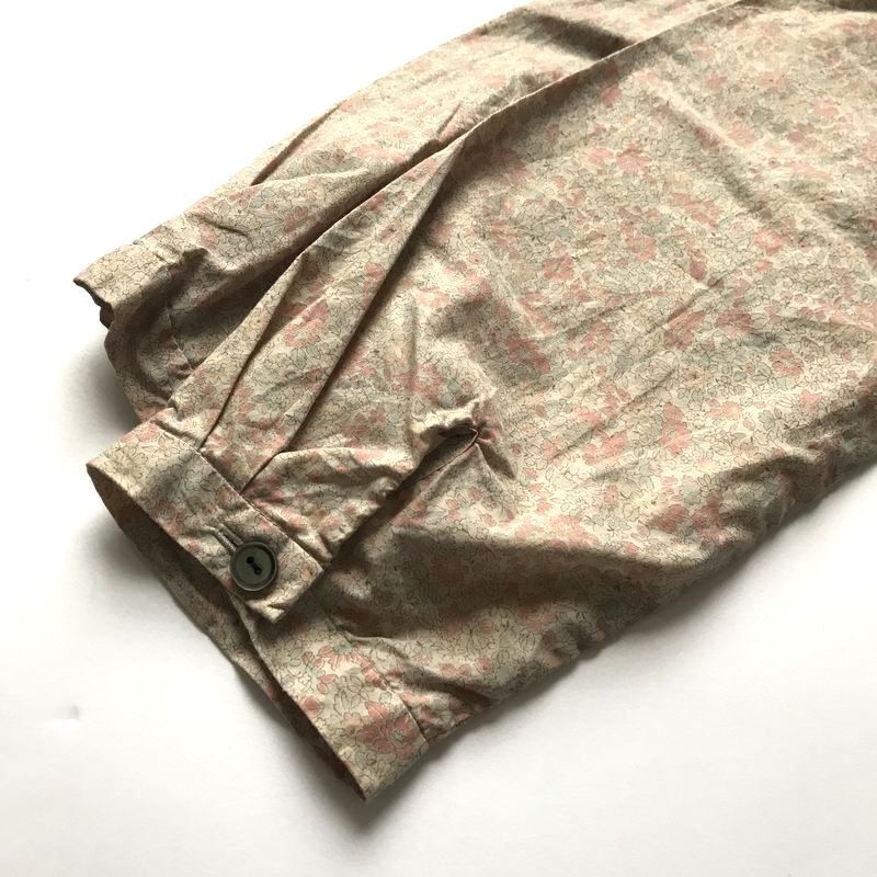 【美品】23SS コレクション pas de calais パドカレ Creeping Thyme Print blouse クリーピングタイム チュニック ブラウス size:36 /花柄_画像5