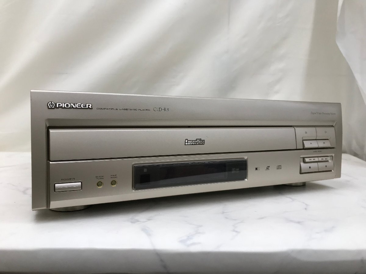 Y1596 中古品 映像機器 LDプレーヤー Pioneer パイオニア CLD-R5の画像1