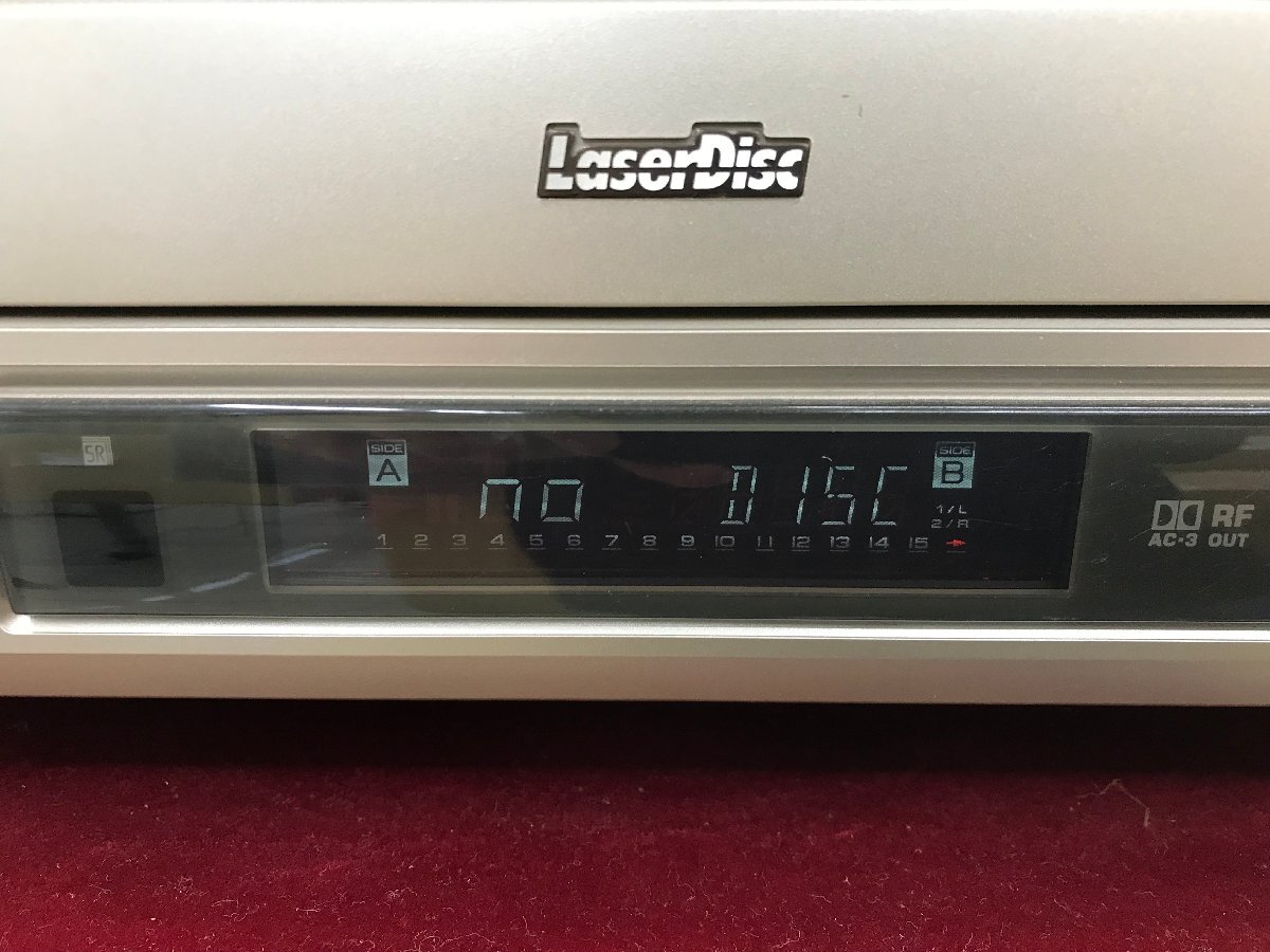 Y1596 中古品 映像機器 LDプレーヤー Pioneer パイオニア CLD-R5の画像3