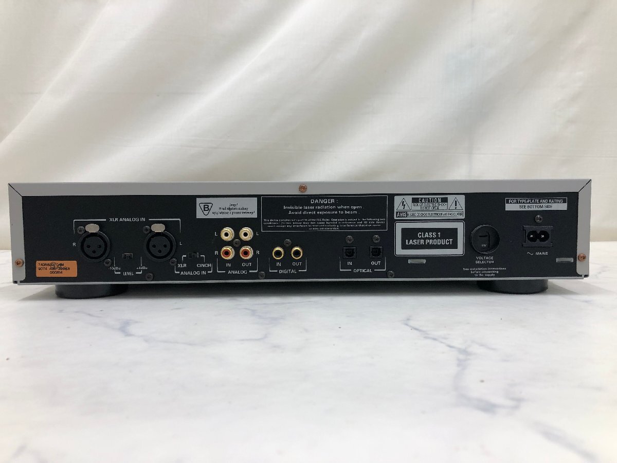 Y1631 中古品 オーディオ機器 CDデッキ Marantz マランツ CDR630の画像8