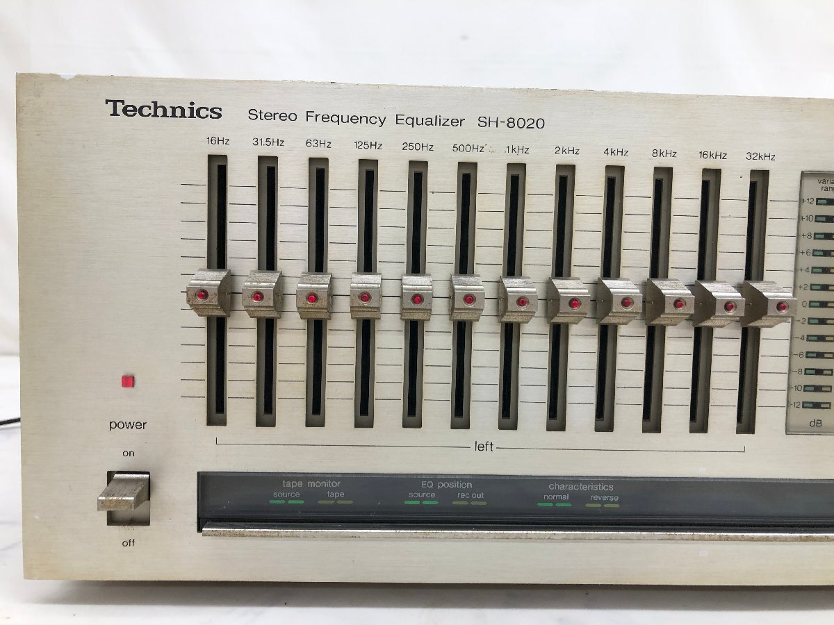 Y1658　中古品　オーディオ機器　イコライザー　Technics　テクニクス　SH-8020_画像7