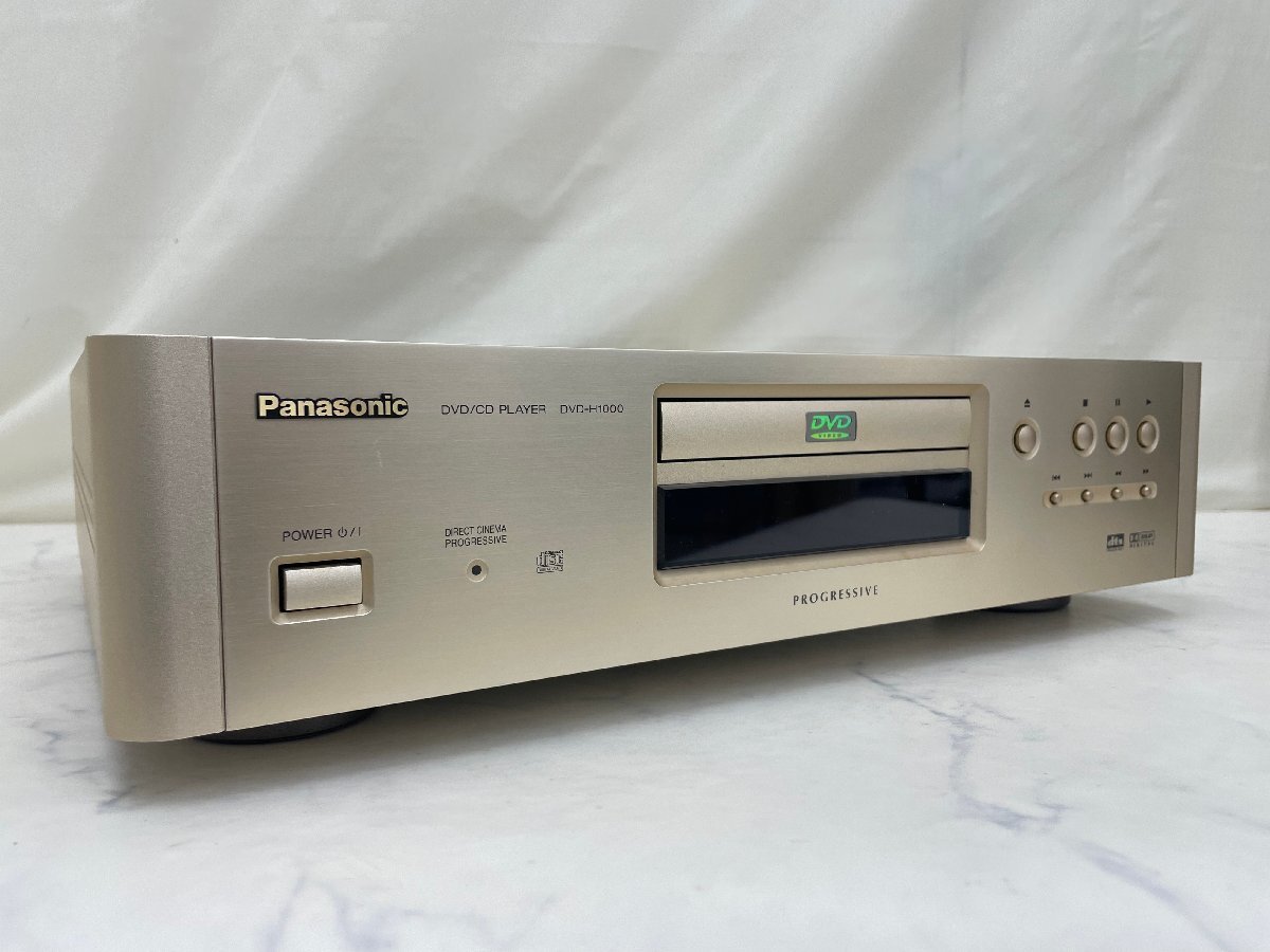 Y1657　中古品　映像機器　DVDプレーヤー　Panasonic　パナソニック　DVD-H1000_画像1