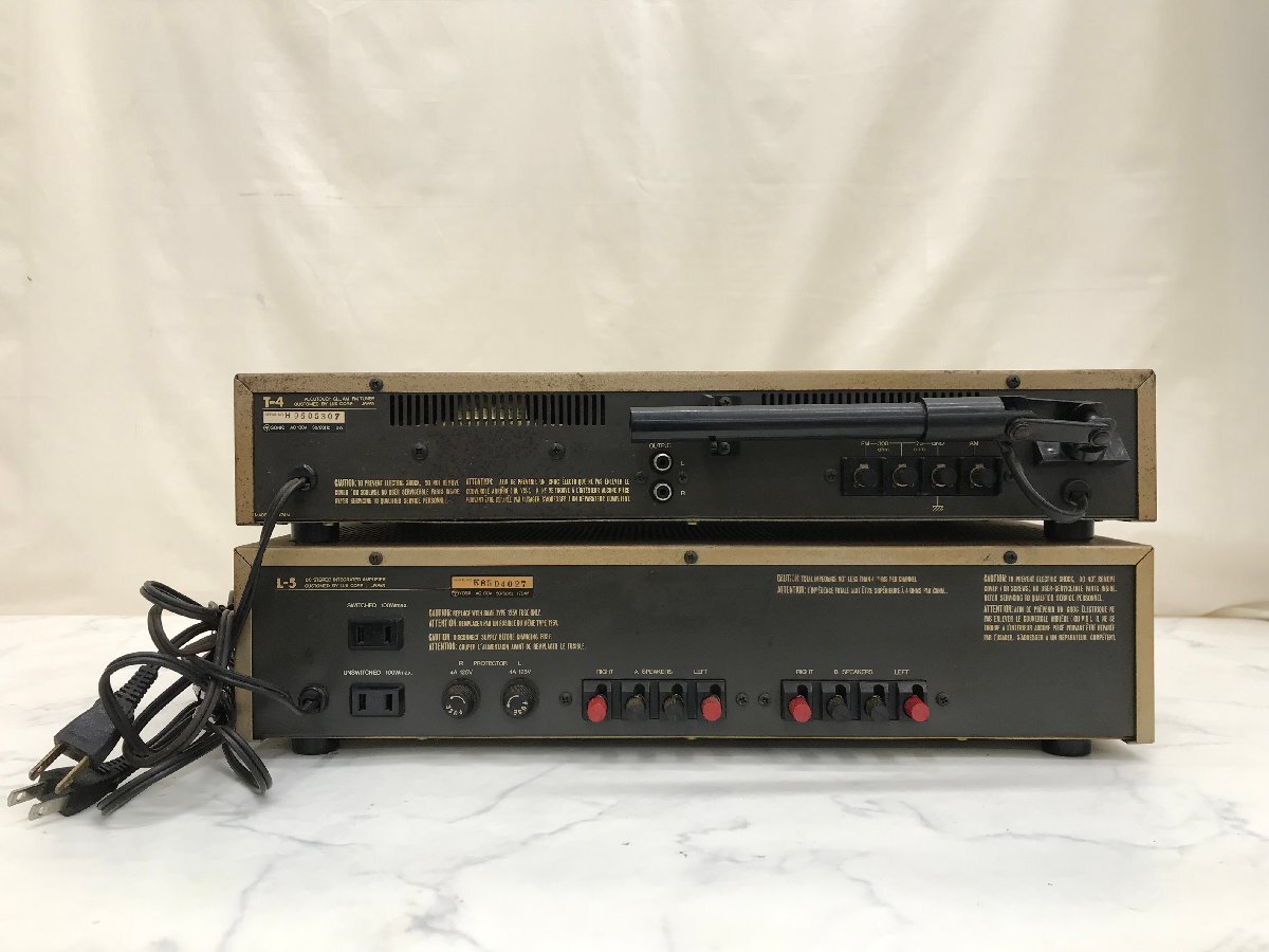 Y1673 junk audio equipment system player LUXMAN Luxman L-5 / T-4