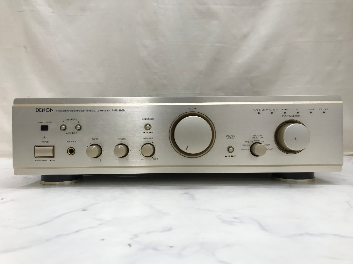 Y1680　ジャンク品　オーディオ機器　プリメインアンプ　DENON　デノン　PMA-390IV_画像2