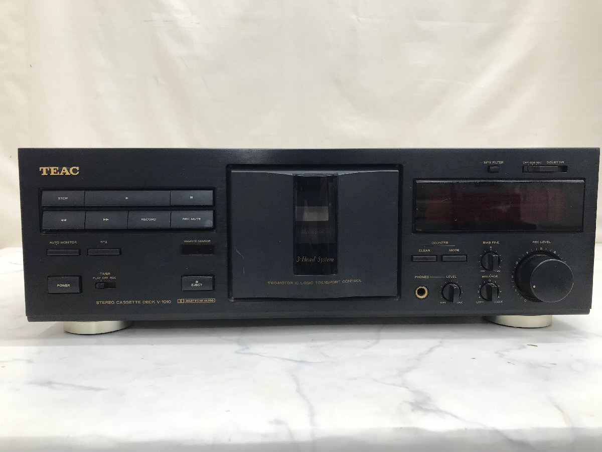 Y1694　現状品　オーディオ機器　カセットデッキ　TEAC　ティアック　V-1010_画像2