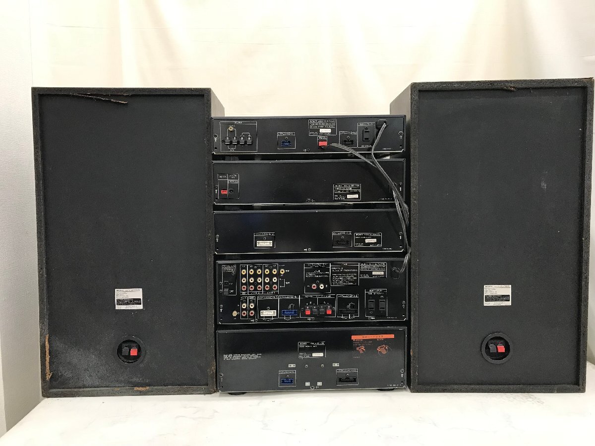 Y1693 junk audio equipment system player SONY Sony CDP-750 / TA-V750 / TC-V750 / ST-750TV / SS-V750AV [3 mouth shipping ]