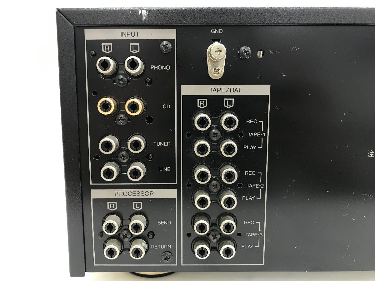 Y1715 junk audio equipment pre-main amplifier SANSUI Sansui landscape AU-α607