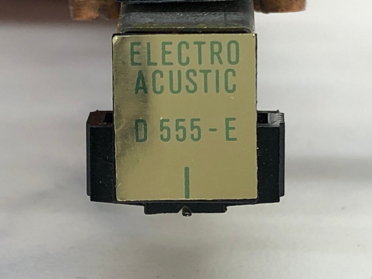 Y1724　中古品　オーディオ機器　カートリッジ　ELECTRO ACOUSTIC　エレクトロ・アコースティック　D555-E / STS555_画像10