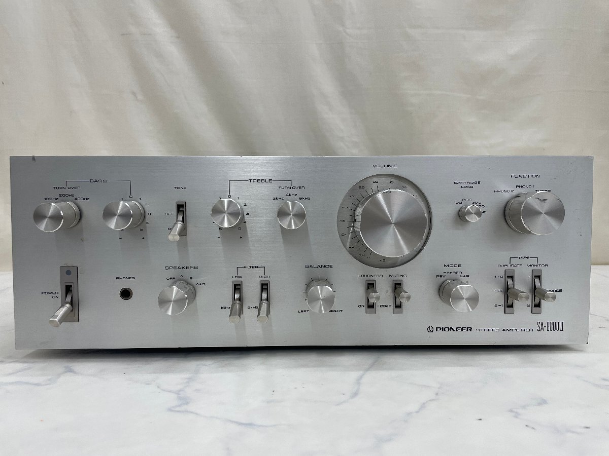 Y1751　中古品　オーディオ機器　プリメインアンプ　Pioneer　パイオニア　SA-8800Ⅱ_画像2