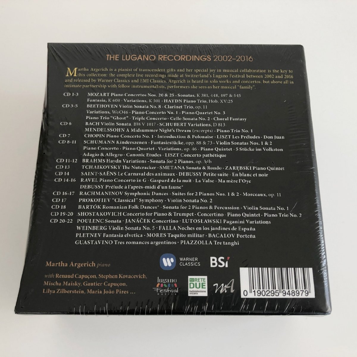 【未開封】CD/22CD / マルタ・アルゲリッチ / ルガーノ・レコーディングズ 2002‐2016/ 輸入盤 BOX 22枚組 0190295948979 40503_画像2