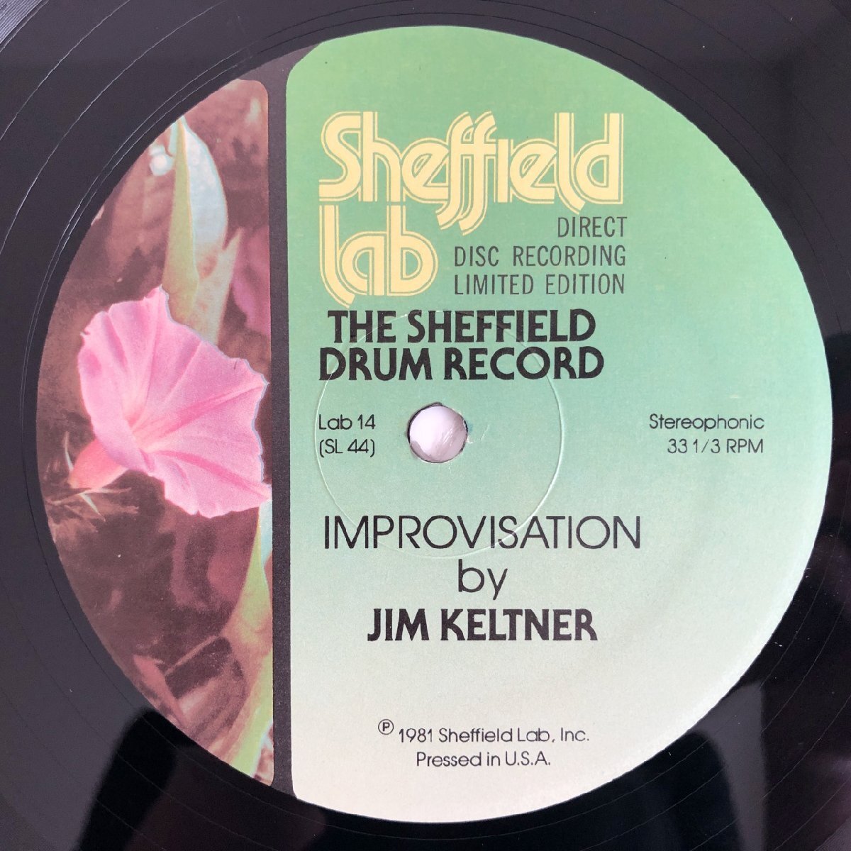 LP/ JIM KELTNER、RON TUTT / THE SHEFFIELD DRUM RECORD / US盤 高音質 SHEFFIELD LAB LAB14 40507の画像3