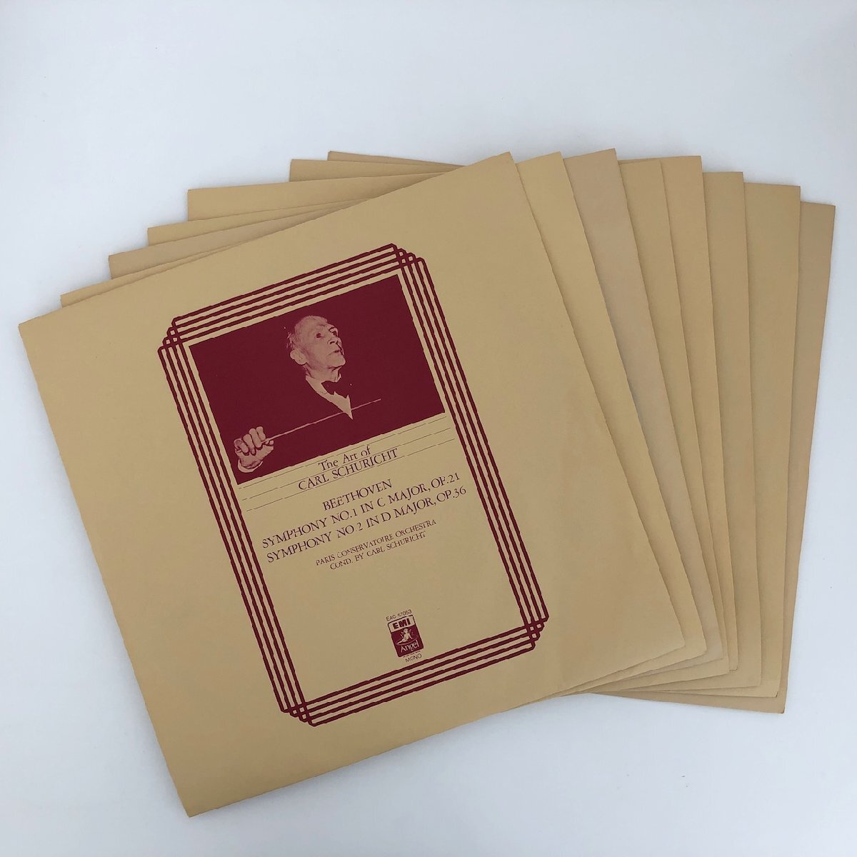LP/ シューリヒト / ベートーヴェン：交響曲全集 カール・シューリヒトの芸術 / 国内盤 8枚組 BOX ブックレット EMI EAC-57053/60 40516_画像4