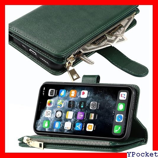 ベストセラー iPhoneXRケース / iPhoneXR ケース ド入れ ケース 携帯カバー 深い緑 ダークグリーン 128