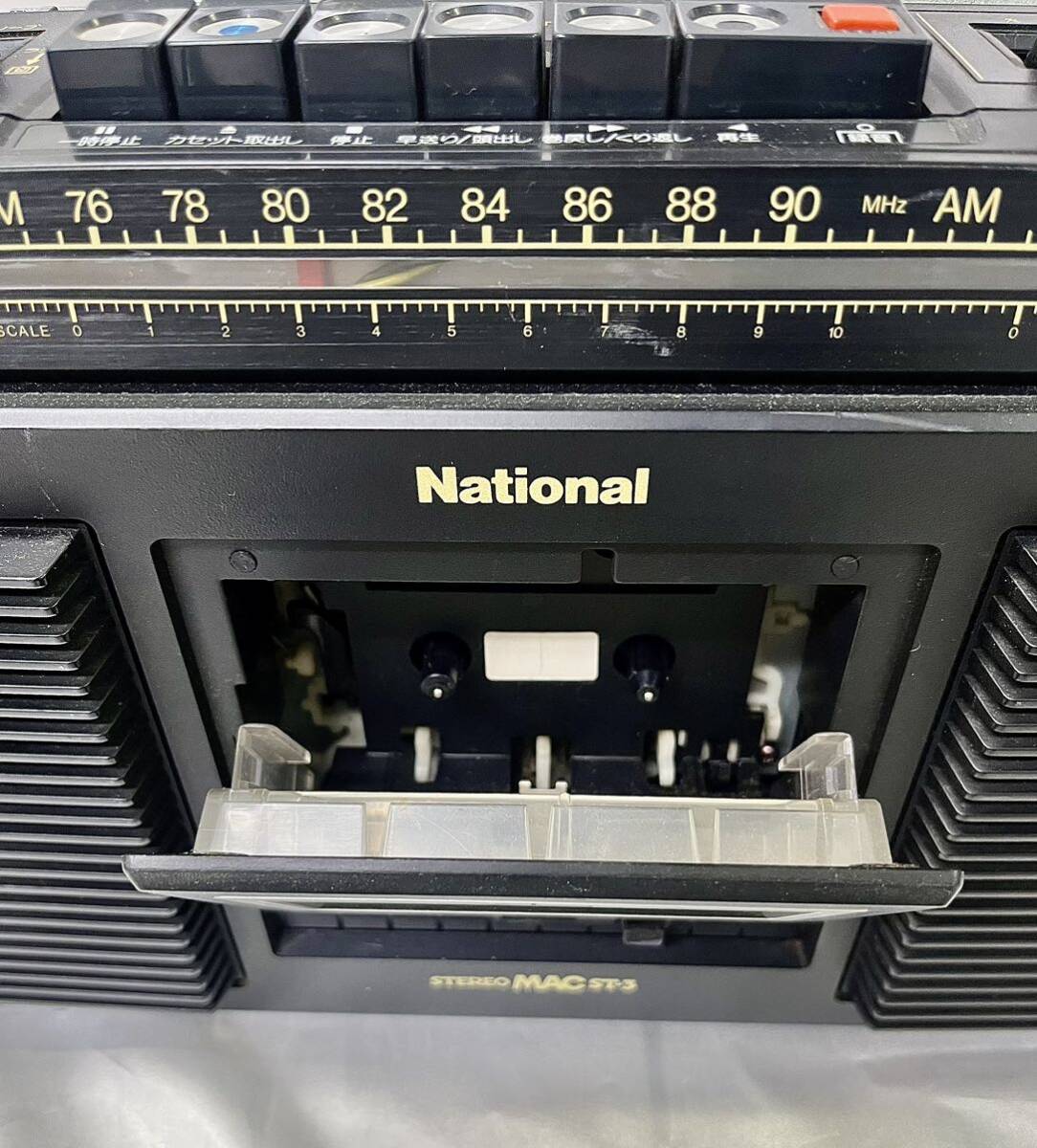 [ operation OK* present condition goods ]National radio-cassette RS-4150 STEREO MAC ST-3 Showa Retro 