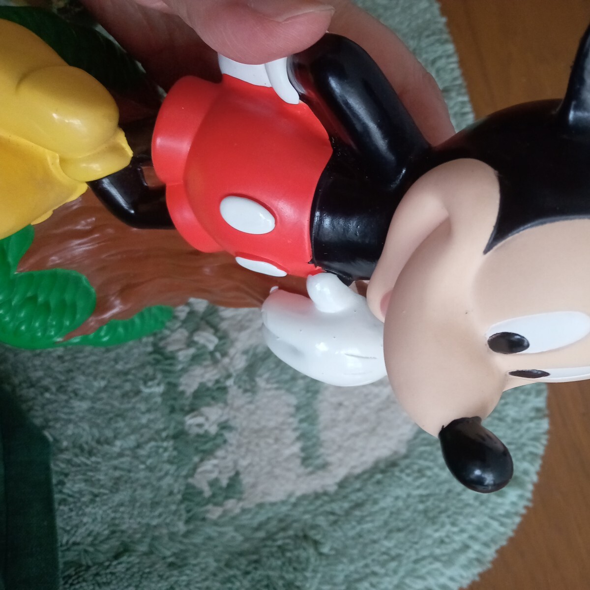 ディズニー ミッキーマウス 貯金箱 ソフビの画像8