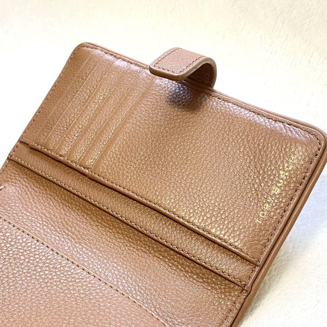 1スタ 美品 トリーバーチ 長財布 ブラウン ストラップ付き wallet_画像5