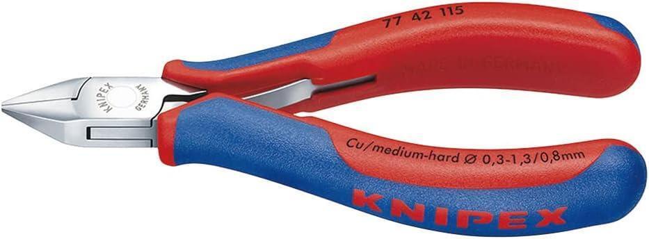 KNIPEX 7742 115（クニペックス）電気工事用 斜めニッパー 