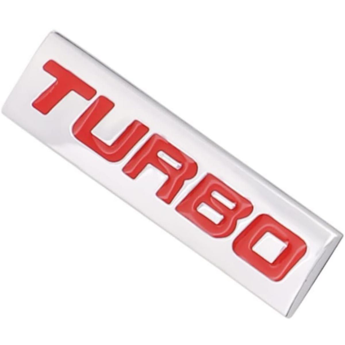 TURBO エンブレム ３Ｄメタル 車のステッカー エンブレムバッジデカール トラック、SUV、RV、小型オートバイ 