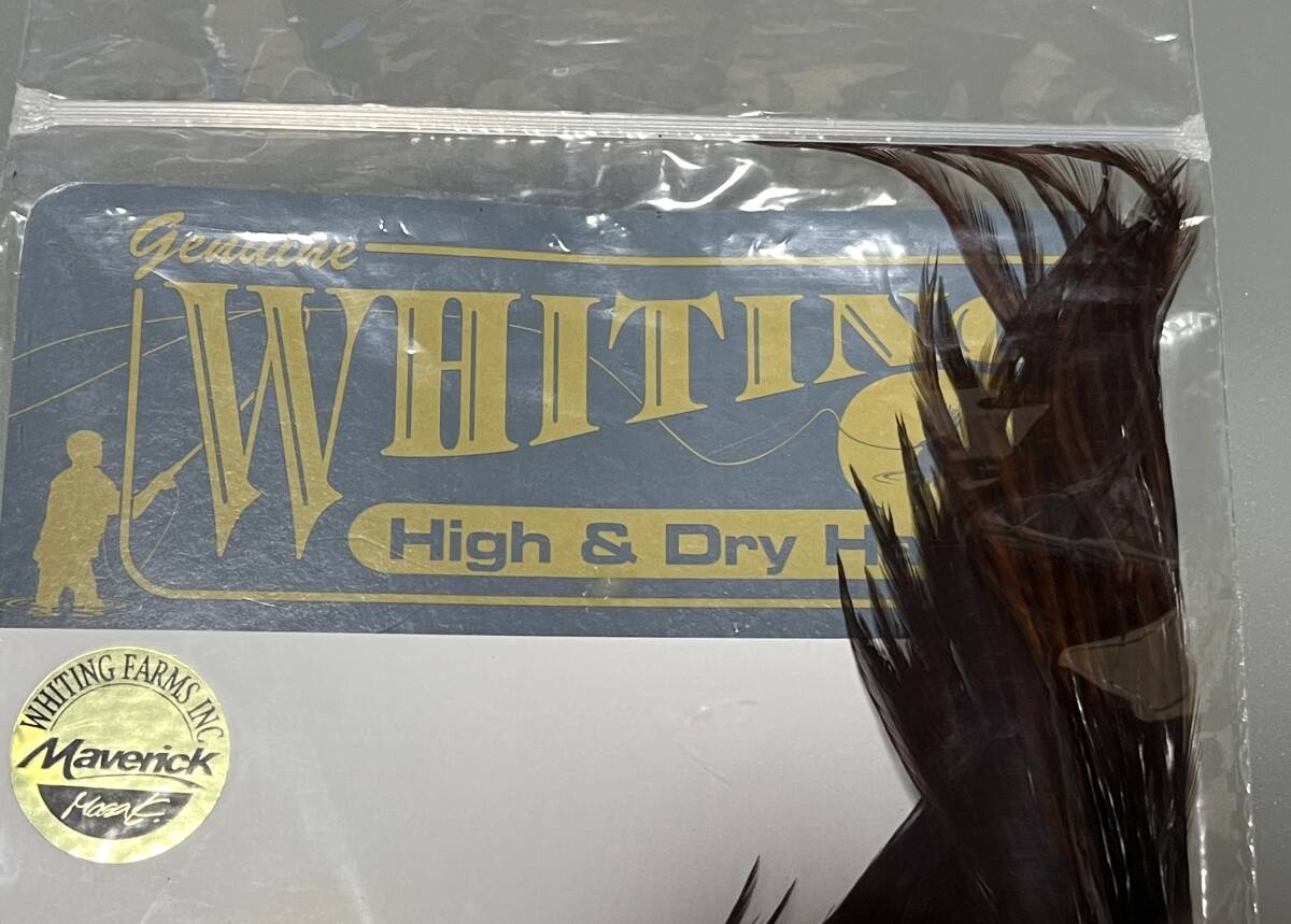  whity ng(WHITING) cook is kruHigh&Dry White Dyed Coachman Brown