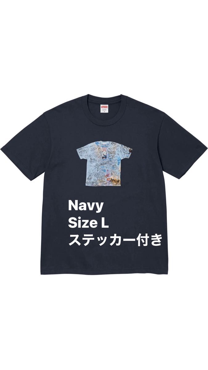 Supreme 30th Anniversary First Tee "Navy"