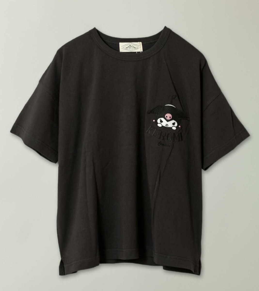 ★新品★ JUICY×KUROMI クロミ 総刺繍Tシャツ 黒色 LLサイズ