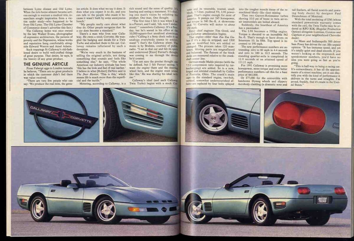 【d2027】1991年 [MOTOR TREND] AUTOMOTIVE Year Book／自動車戦争 デトロイトの勝利、自動車購入-消費者の権利、..._画像7