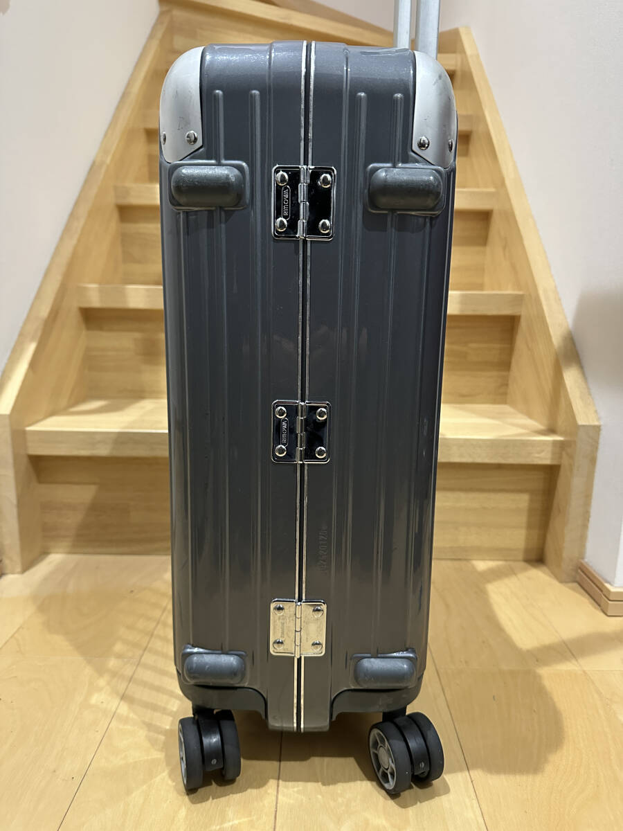 RIMOWA RIMBO リモワ リンボ グレー 灰色 スーツケース キャリーケース TSAロック 4輪 34L 892.52_画像4