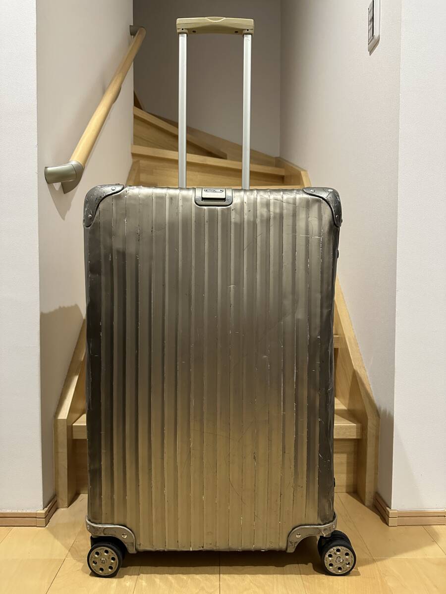 RIMOWA TOPAS TITANIUM Rimowa топаз титан чемодан TSA блокировка ga- men to кейс разделитель приложен 945.70