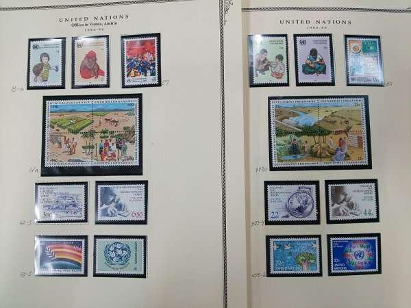 0503F102 foreign stamp UN UNITED NATION1979~ Austria Switzerland etc. details is photograph . please verify 
