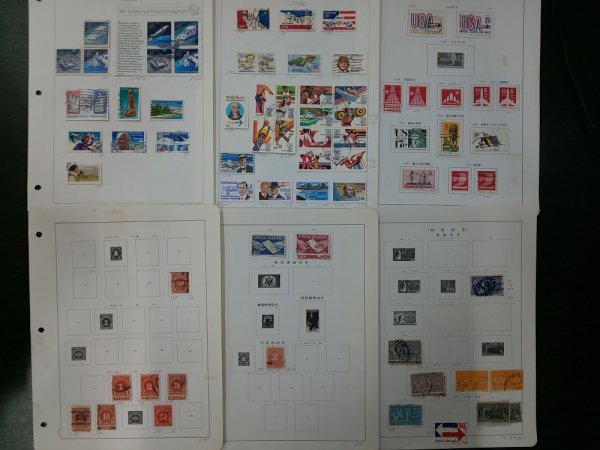 0503F106 foreign stamp America stamp car famous person etc. used .1 pcs. summarize * cardboard . pasting attaching have details is photograph . please verify 