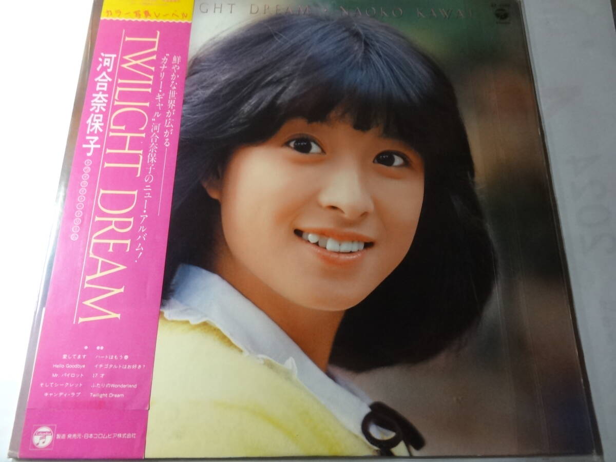LP「ＴＷＩＬＩＧＨＴ ＤＲＥＡＭ ／ 河合奈保子」愛してます、他、 ＜レコード＞_画像1