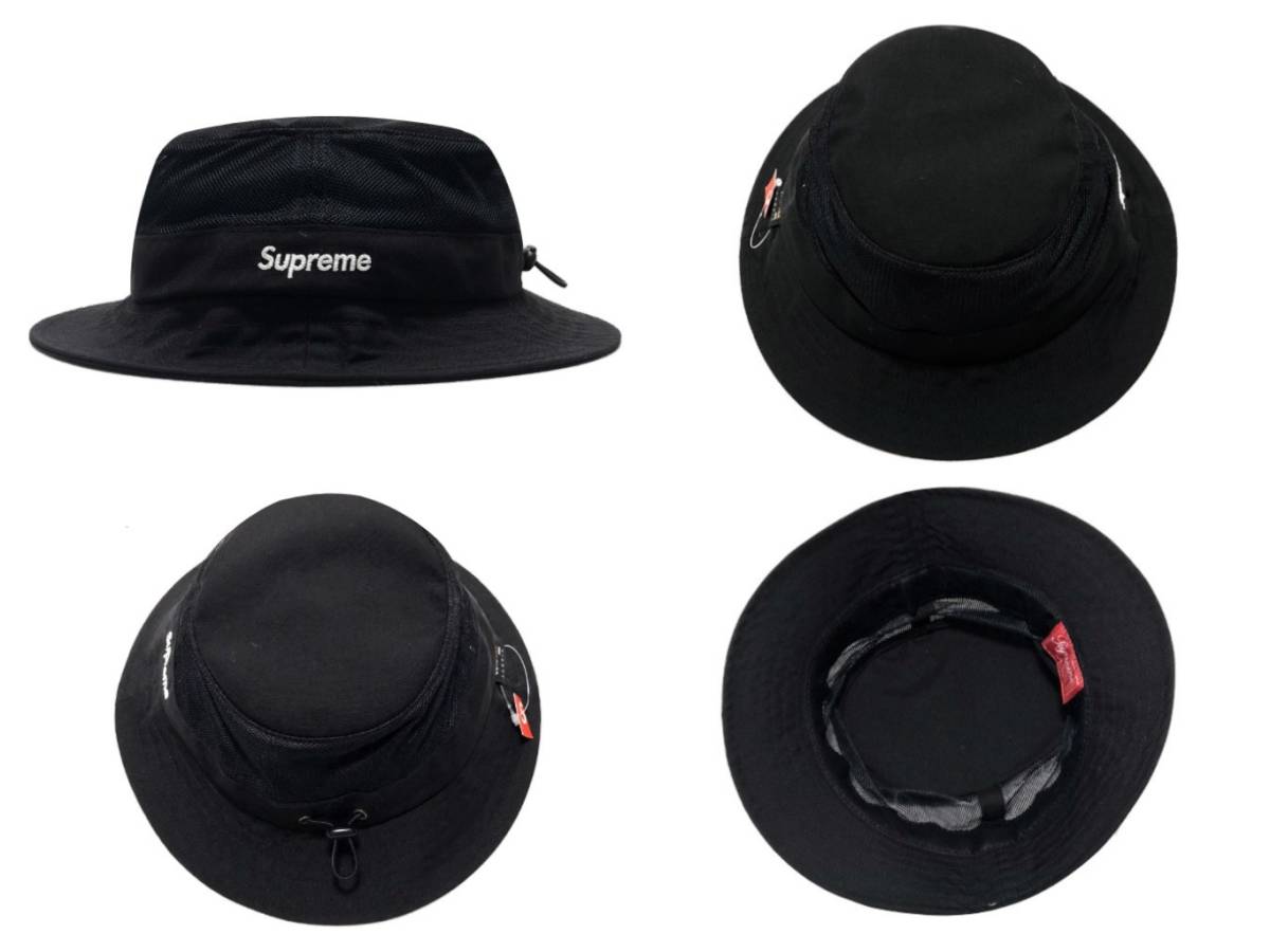 新品 未使用 国内正規品 ◆ Supreme Cordura Mesh Crusher Black/黒 サイズM/L◆ 18ss Week18 Supreme 代官山店舗購入商品_画像4