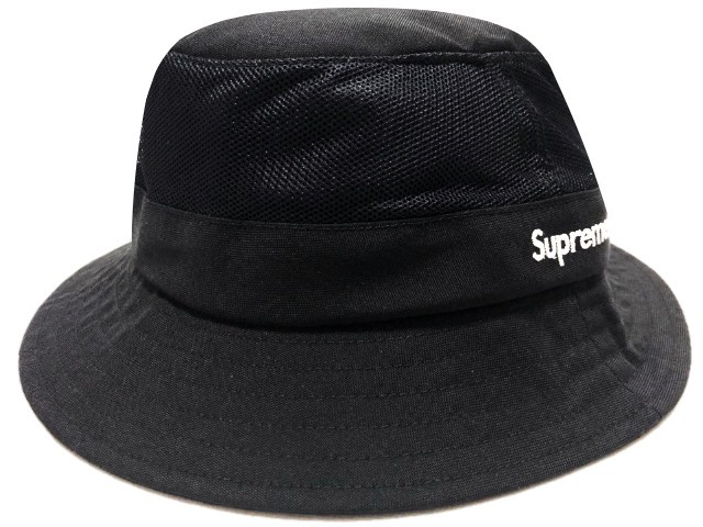 新品 未使用 国内正規品 ◆ Supreme Cordura Mesh Crusher Black/黒 サイズM/L◆ 18ss Week18 Supreme 代官山店舗購入商品_画像2