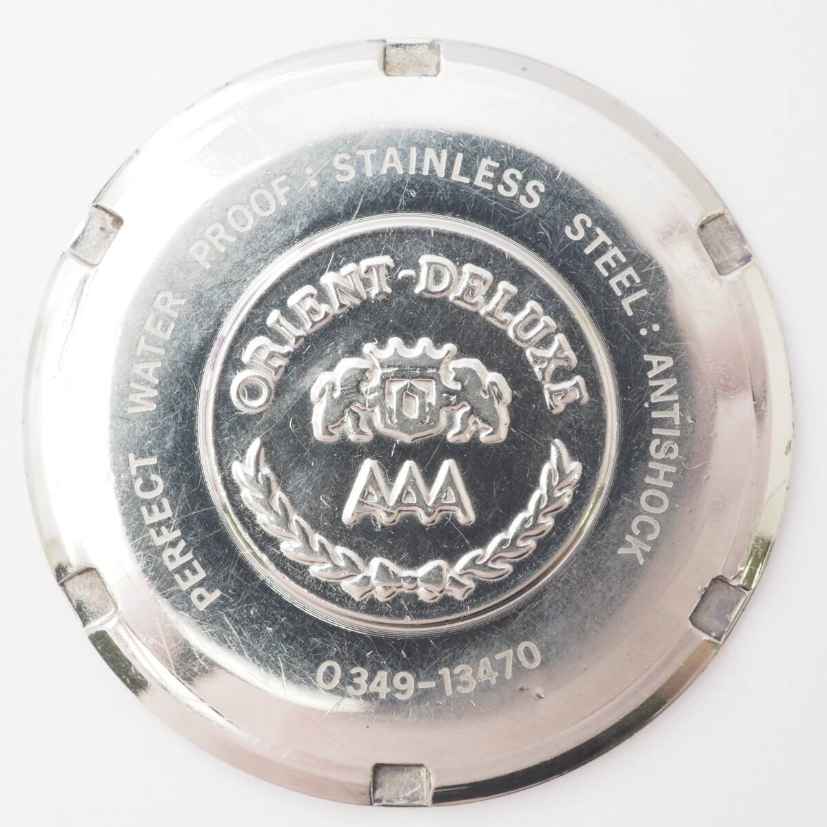 オリエント AAA デラックス キングダイバー スリースター デイデイト ORIENT 0349-13470 自動巻 黒文字盤 メンズ 腕時計 本体[Pa1534-AM5の画像5
