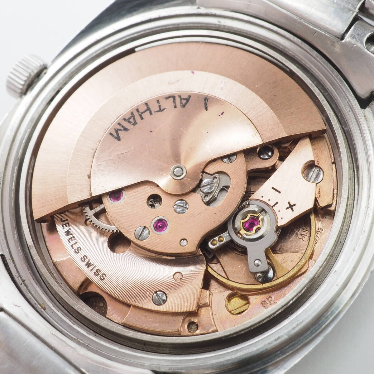 ウォルサム マンハッタン デイト WALTHAM Manhattan 自動巻 シルバー ボーイズ 腕時計[83-267-61-AM8の画像8